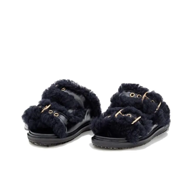 MARNI Double Adjustable Strap Sandals Women's-3