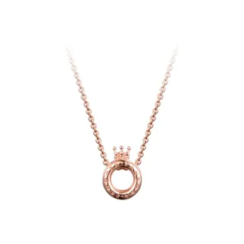 Pandora Copper Silver Alloy Necklaces Unisex