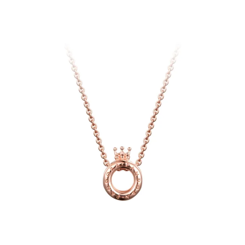 Pandora Copper Silver Alloy Necklaces Unisex-0