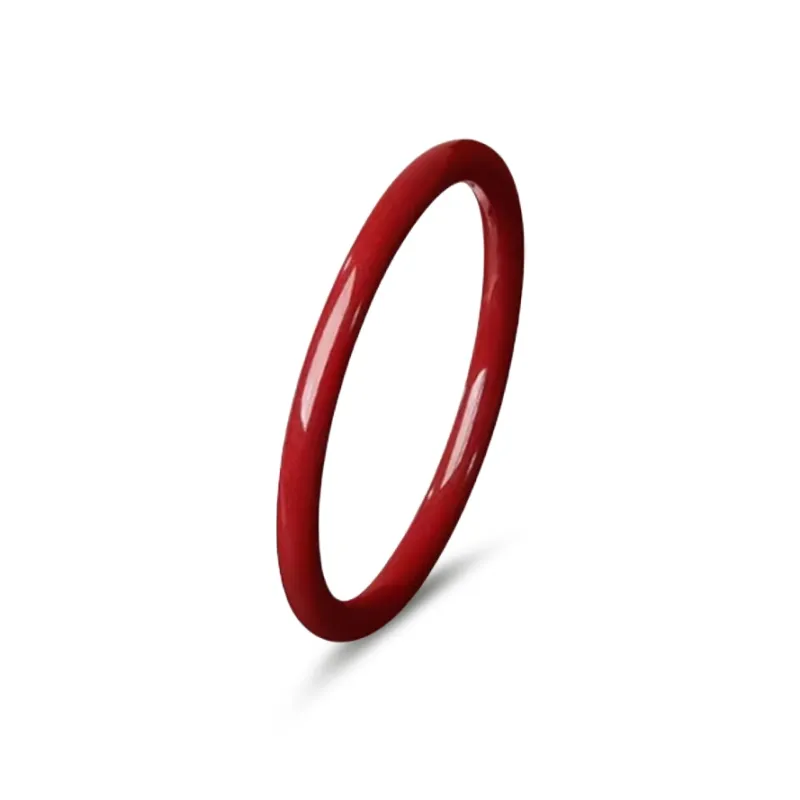 Inkopper Imitation Cinnabar Bangles Women's-1