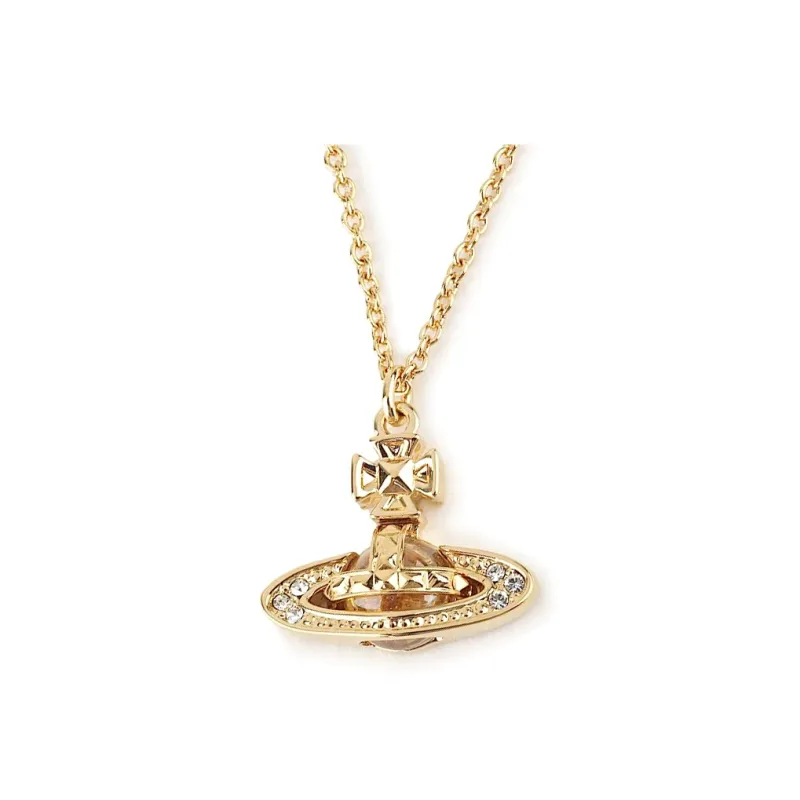 Vivienne Westwood Brass Necklaces Unisex Gold-0