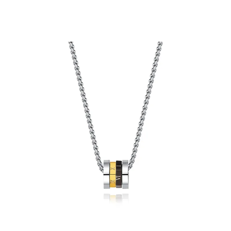 Asia Star Titanium Steel Necklaces Men's-0