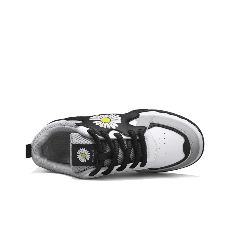 Little Daisy Small Daisy Anti Slip And Wear Resistant Height Increasing Low Top Skateboard Shoes Men's-12