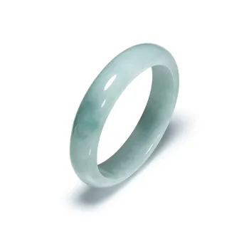 North Cain Bean Type Jadeite Flat Inside Bangle Peace Bangle Unisex