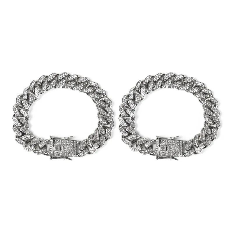 MOVER Unisex Hiphop Bracelet Cuban HPC-4