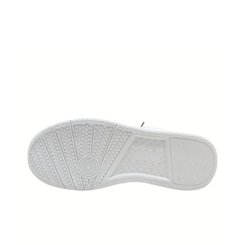 MQGAll Anti Slip And Wear Resistant Breathable Low Top Skateboard Shoes Unisex Ecru-4