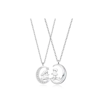 Asia Star S925 Silver Necklaces Unisex