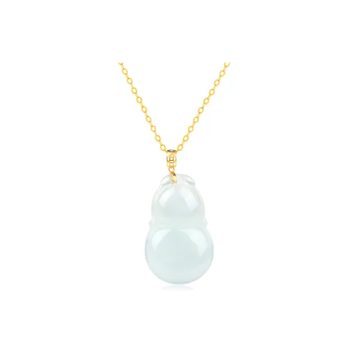 Yi Zhen Ge Ice Glutinous Jadeite Pendants Unisex