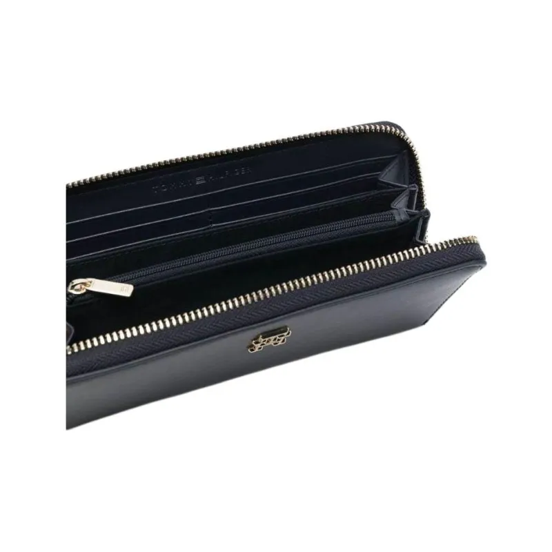 Tommy Hilfiger PU Polyurethane Keychain Clutch Wallet Women's Blue-5