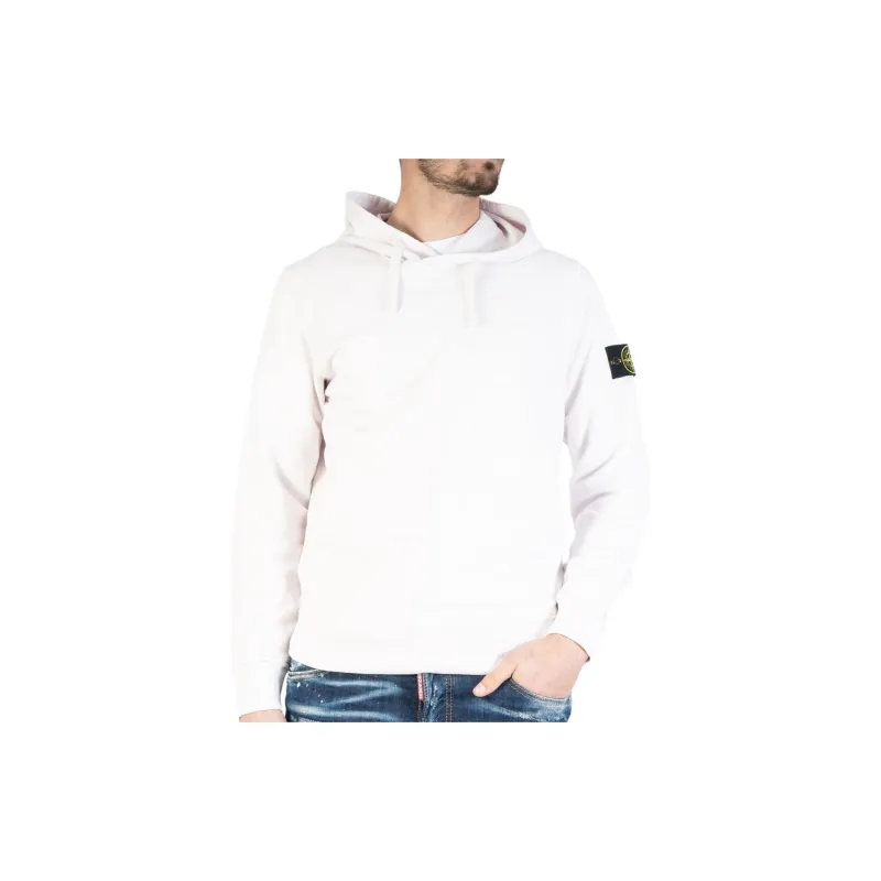 STONE ISLAND Garment Dyed Cotton Fleece Hoodie-2