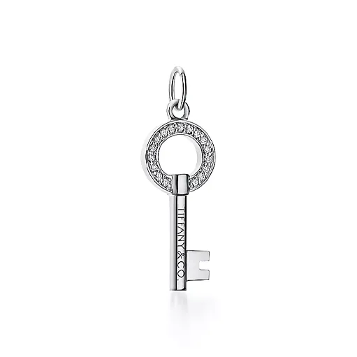 TIFFANY & CO. 18K White Gold Diamonds Necklaces Women's Silver-2
