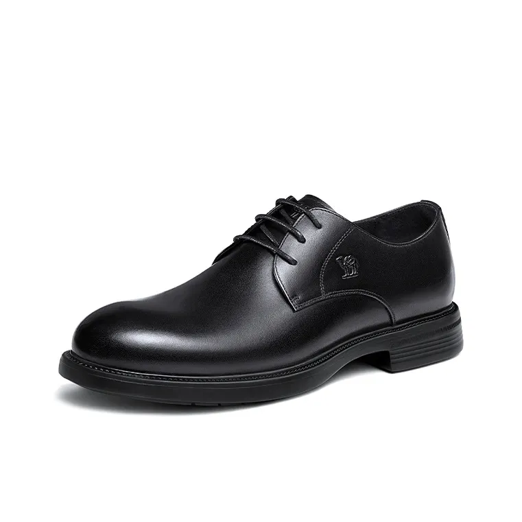 CAMEL Dress Shoes Men Low Top Black/Brown-1