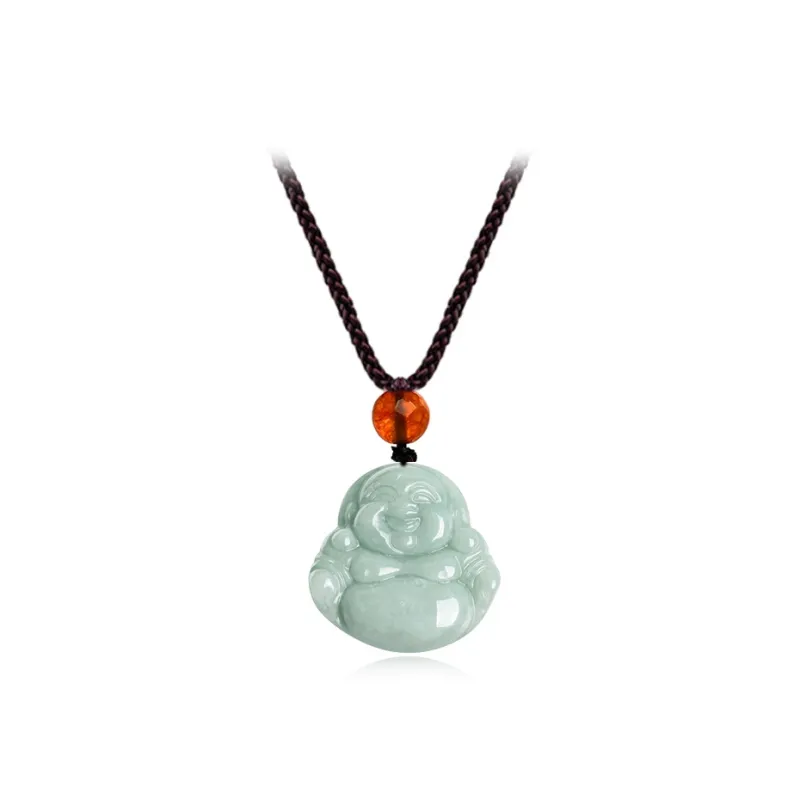 Bailijin Colored Glaze Jade Necklaces Unisex-4
