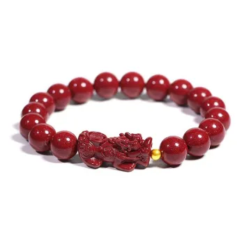 FMC Reconstructed Cinnabar Bracelets Unisex