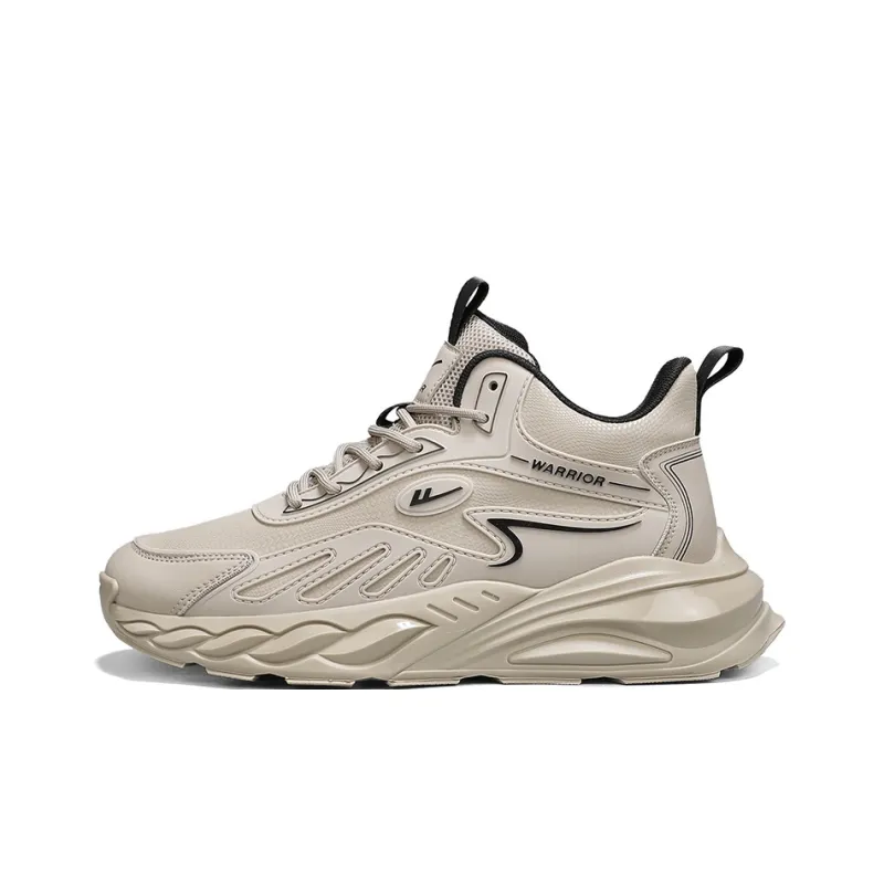 Warrior Abrasion Resistant Height Increasing Mid Top Chunky Sneakers Men's-15
