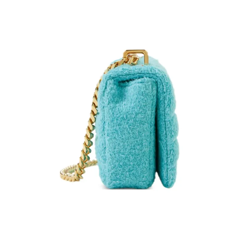Burberry Lola Bag Sheepskin Shoulder Bag, Crossbody Bag Mini Women's Blue-1