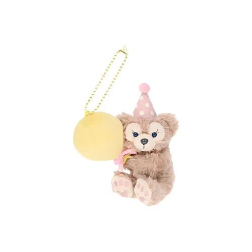 Disney ShellieMay 40th Anniversary Balloon Party Seated Position Yellow Dolls Plush Pendant 11cm High