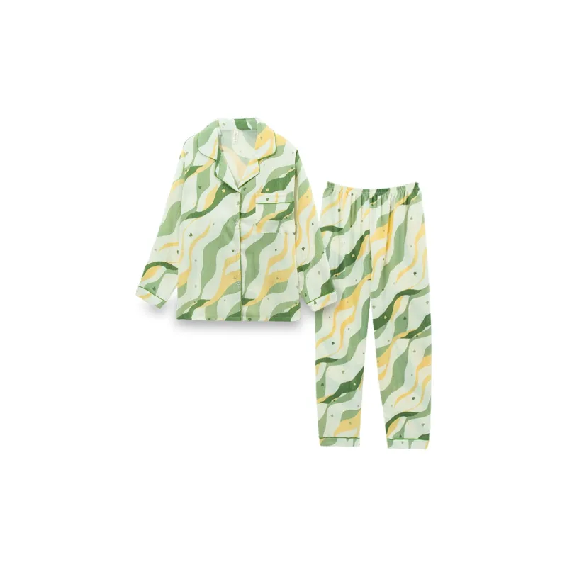Sleeping Beauty Pajama Set Women's Green-0