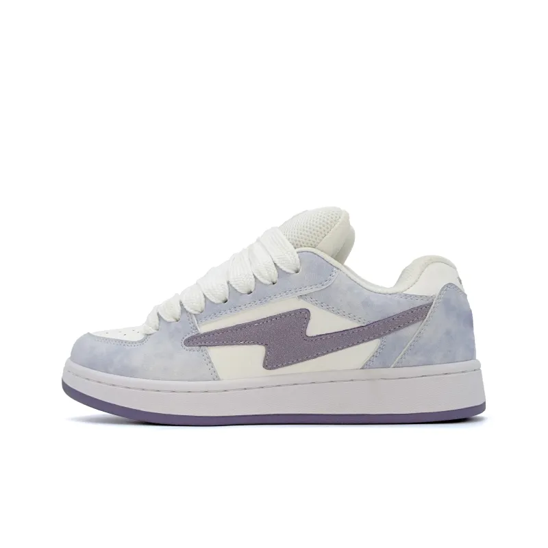 UNIITY Niche Versatile Trendy Low Top Skateboard Shoes Women's Light Purple-1
