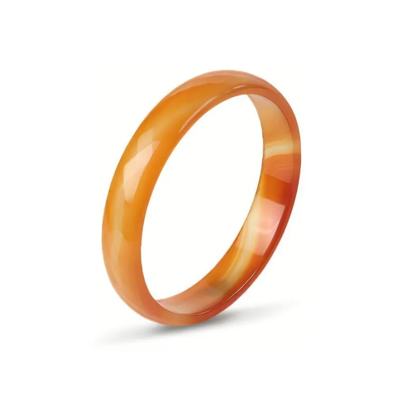 South Asia Natural Agate Jade Bangles Women's-0