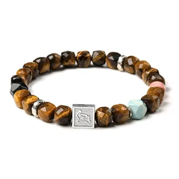 SUSOOK Tiger's Eye Stone Bracelets Unisex