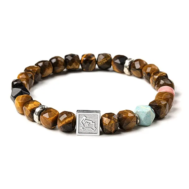 SUSOOK Tiger's Eye Stone Bracelets Unisex-0
