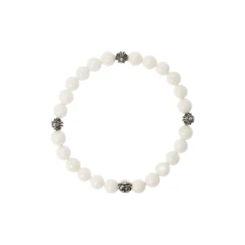 Chrome Hearts 925 Sterling Silver Bracelets Unisex White