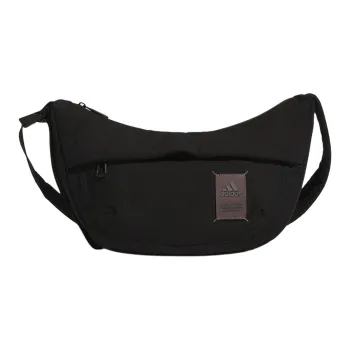 Adidas Recycled Polyester Shoulder Bag Regular Unisex Black