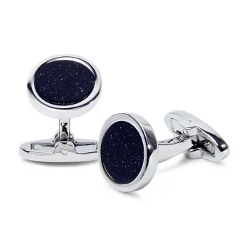 WILLIAM MILTON Starry Sky Diopside Cufflinks Men's