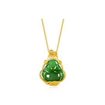 Best Wishes Chalcedony Jade Necklaces Unisex