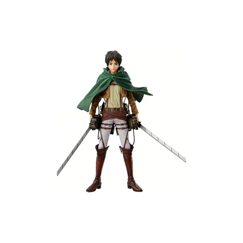 BANPRESTO Glass Factory, Attack On Titan, Eren & 3D Effect Maneuvering Device, Set, Figure Bonus Gifts