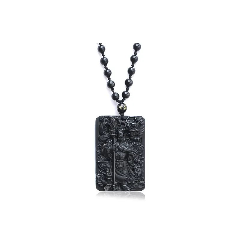 LOVE&LOVE Obsidian Necklaces Men's-0