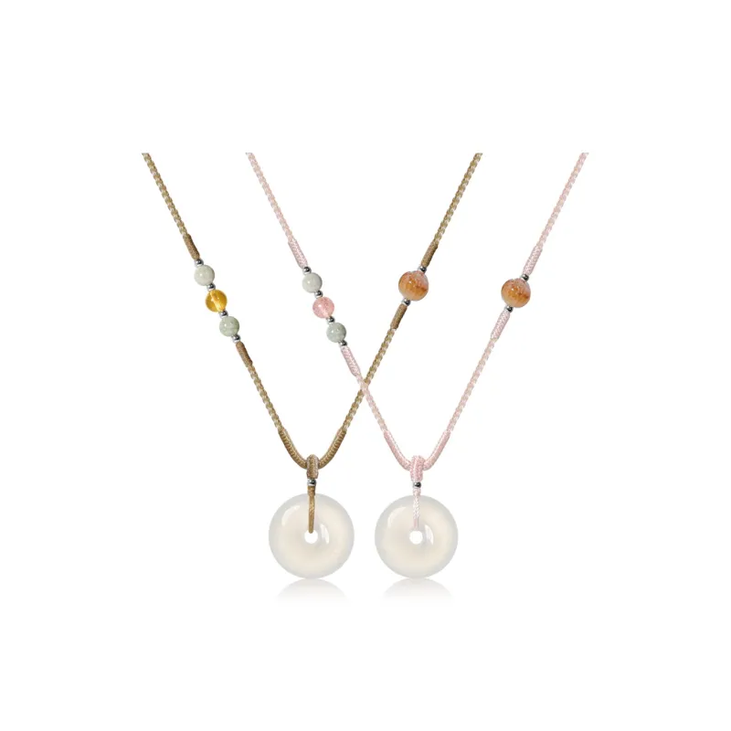 SWEET PLANET Agate Jade Necklaces Unisex Agate-2