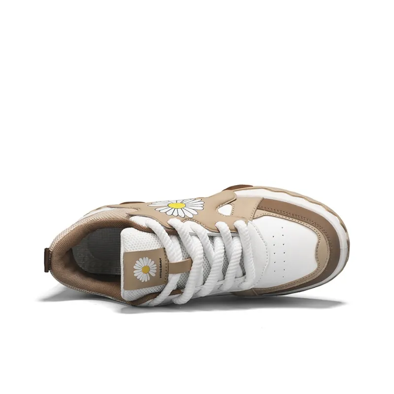 Little Daisy Small Daisy Anti Slip And Wear Resistant Height Increasing Low Top Skateboard Shoes Men's-19