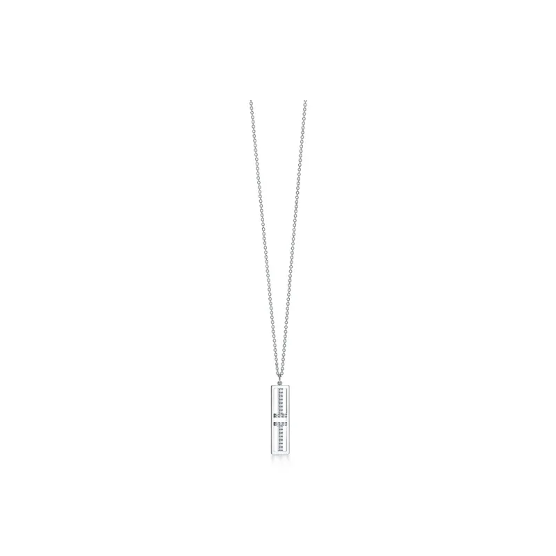 TIFFANY & CO. T Necklaces Unisex Silver-2