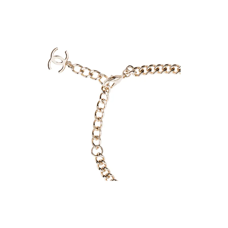 CHANEL Necklaces Women's Gold-3