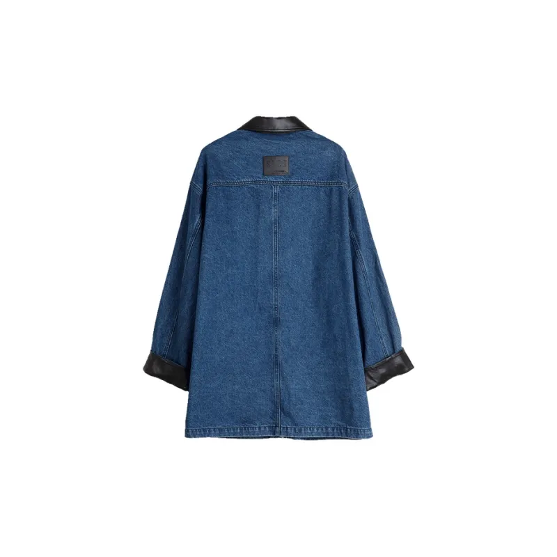 ELLE Denim Jacket Women's Denim Blue-1