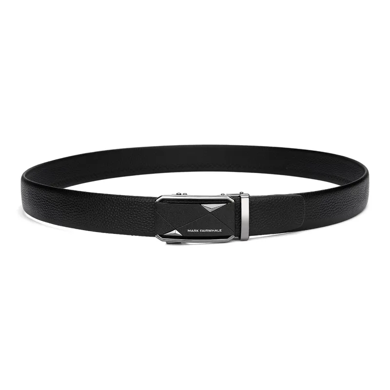 FAIRWHALE Business Casual Design Automatic Buckle Business Suit Belt Leather Belts Men's Width 3.5cm-3