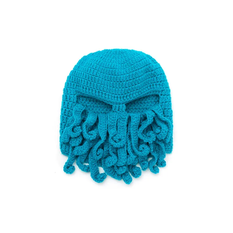 KENMO Acrylic Beanies Unisex Blue-2