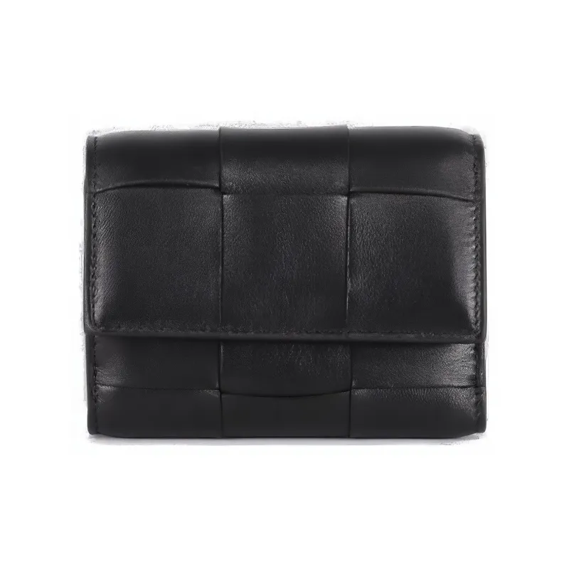 Bottega Veneta Intreccio Tri Fold Zip Wallet-0