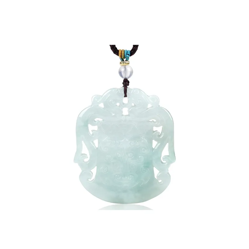 Yi Zhen Ge Glutinous Jade Jadeite Necklaces Unisex-0