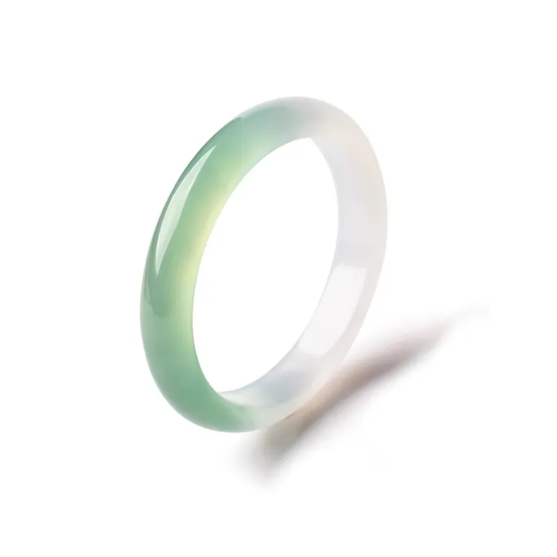 MOONS FAME Chalcedony Jade Bangles Women's-3
