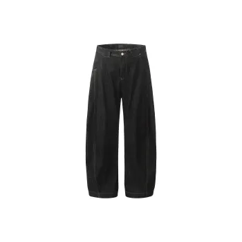 PAINT STAIN Jeans Unisex Black