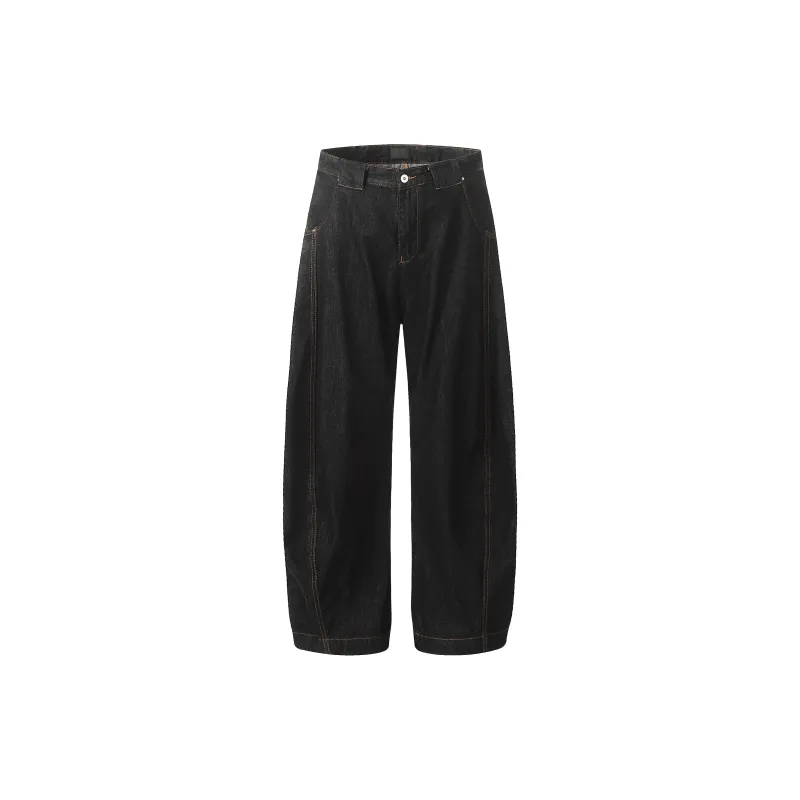 PAINT STAIN Jeans Unisex Black-0