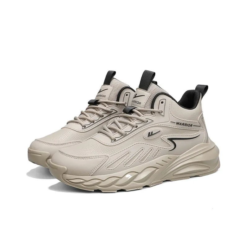 Warrior Abrasion Resistant Height Increasing Mid Top Chunky Sneakers Men's-17