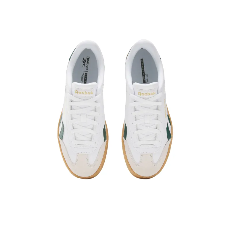Reebok Smash Edge S Anti Slip Wear Resistant Low Top Skateboard Shoes Unisex White Green-3