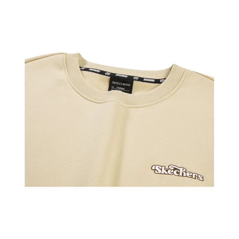 Skechers Colorful Sweatshirt Unisex Irish Cream-5