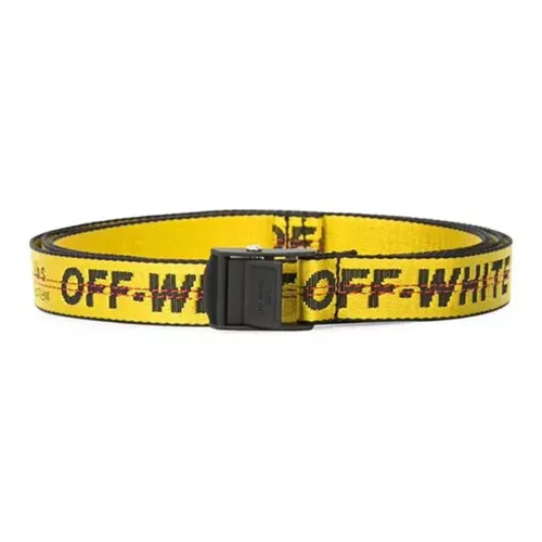 OFF-WHITE Belts Unisex Yellow