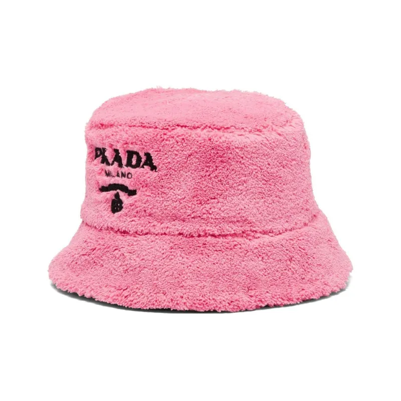 PRADA Fabric Bucket Hats Women's Pink-0