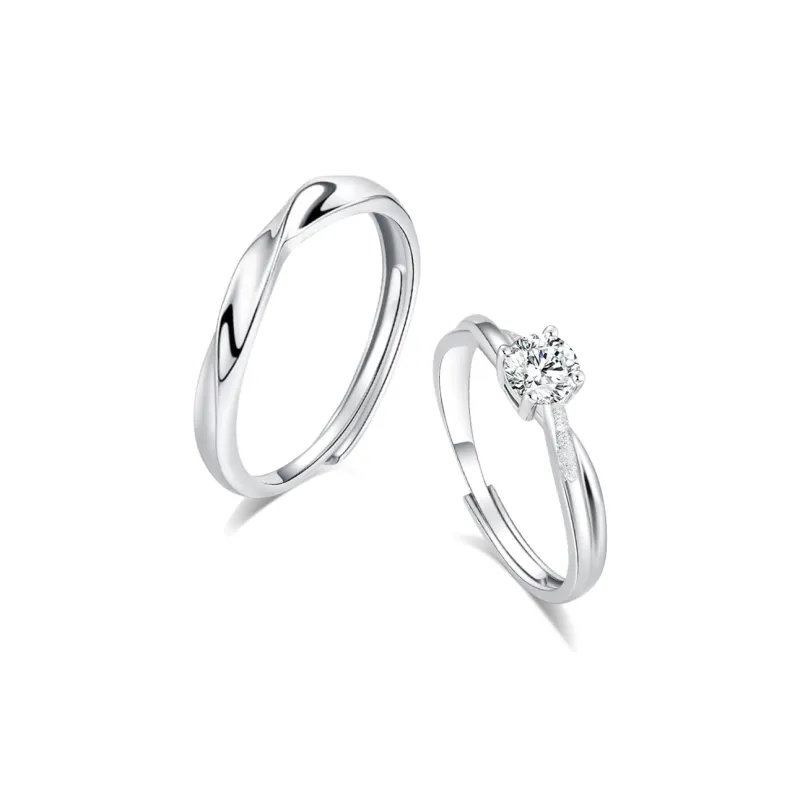 MISS TOOYA S999 Fine Silver Rings Unisex-0